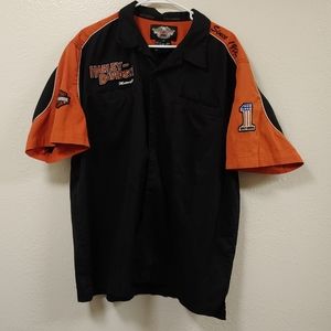 Harley Davidson Button Up